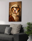 'The Feathered Dame' Personalized Pet Canvas