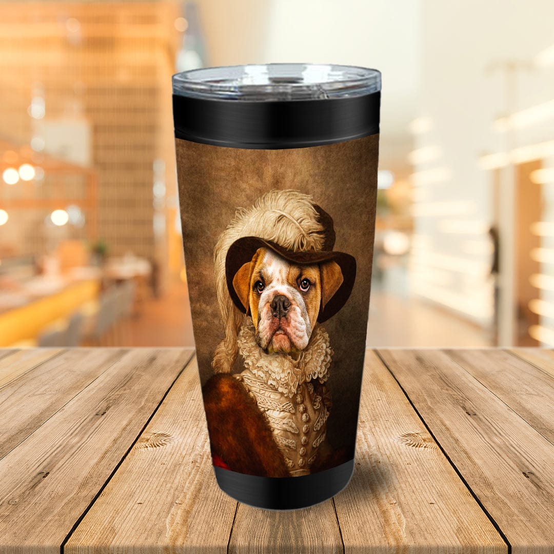 &#39;The Feathered Dame&#39; Personalized Tumbler