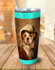 'The Feathered Dame' Personalized Tumbler