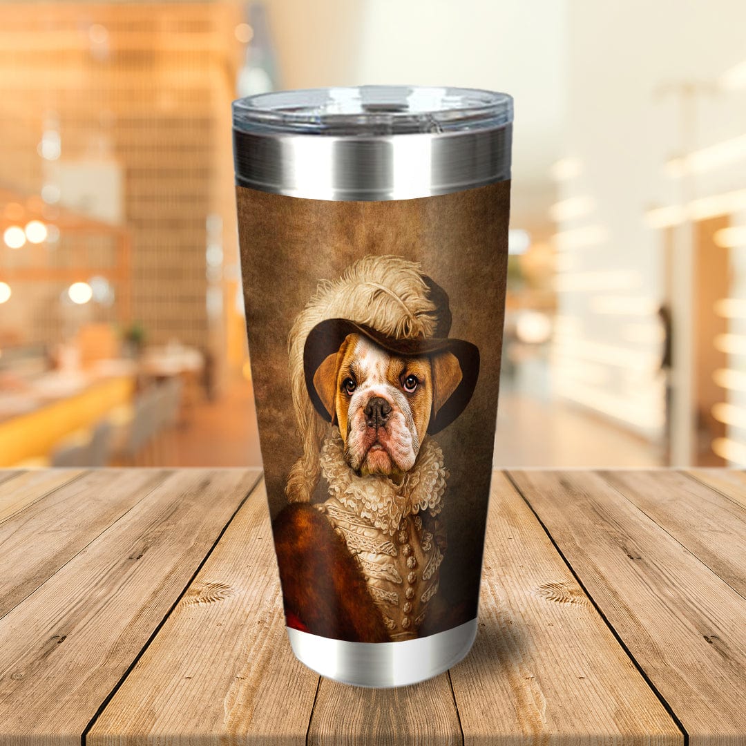 &#39;The Feathered Dame&#39; Personalized Tumbler