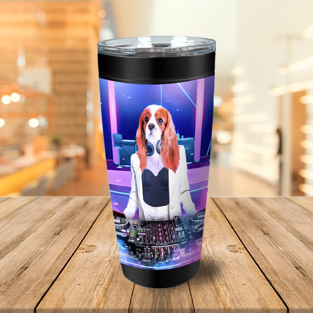 &#39;The Female DJ&#39; Personalized Tumbler