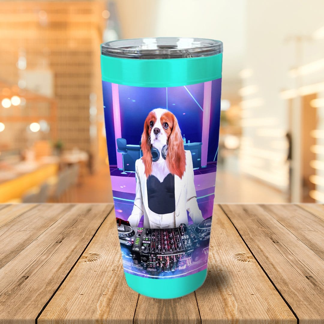 &#39;The Female DJ&#39; Personalized Tumbler