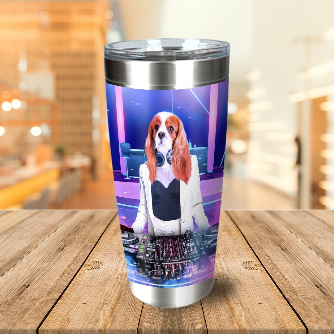 &#39;The Female DJ&#39; Personalized Tumbler