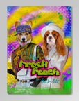 'The Fresh Pooch' Personalized 2 Pet Blanket