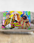 'The Fresh Pooch' Personalized 3 Pet Blanket