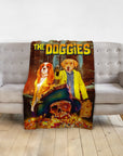 'The Doggies' Personalized 2 Pet Blanket