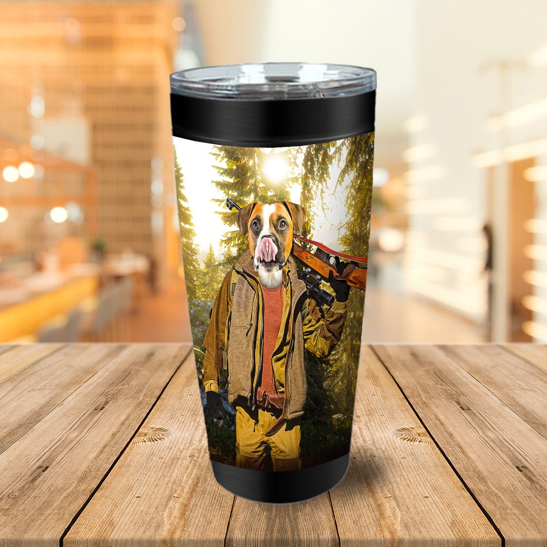 &#39;The Hunter&#39; Personalized Tumbler