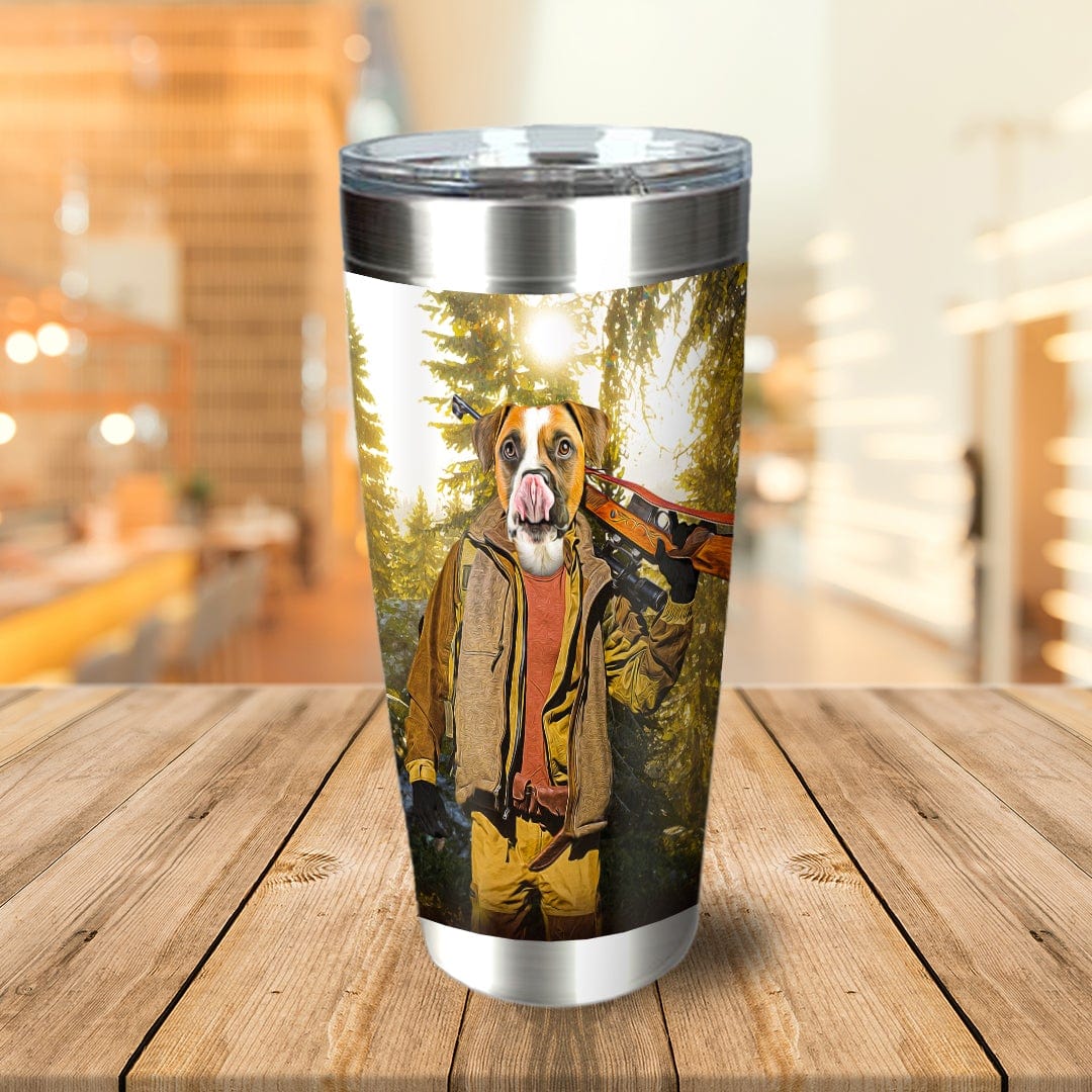 &#39;The Hunter&#39; Personalized Tumbler