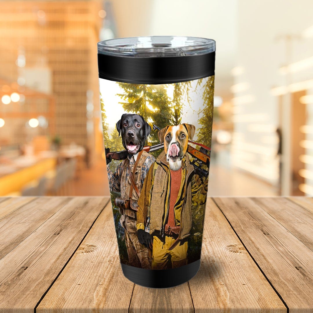 &#39;The Hunters&#39; Personalized 2 Pet Tumbler