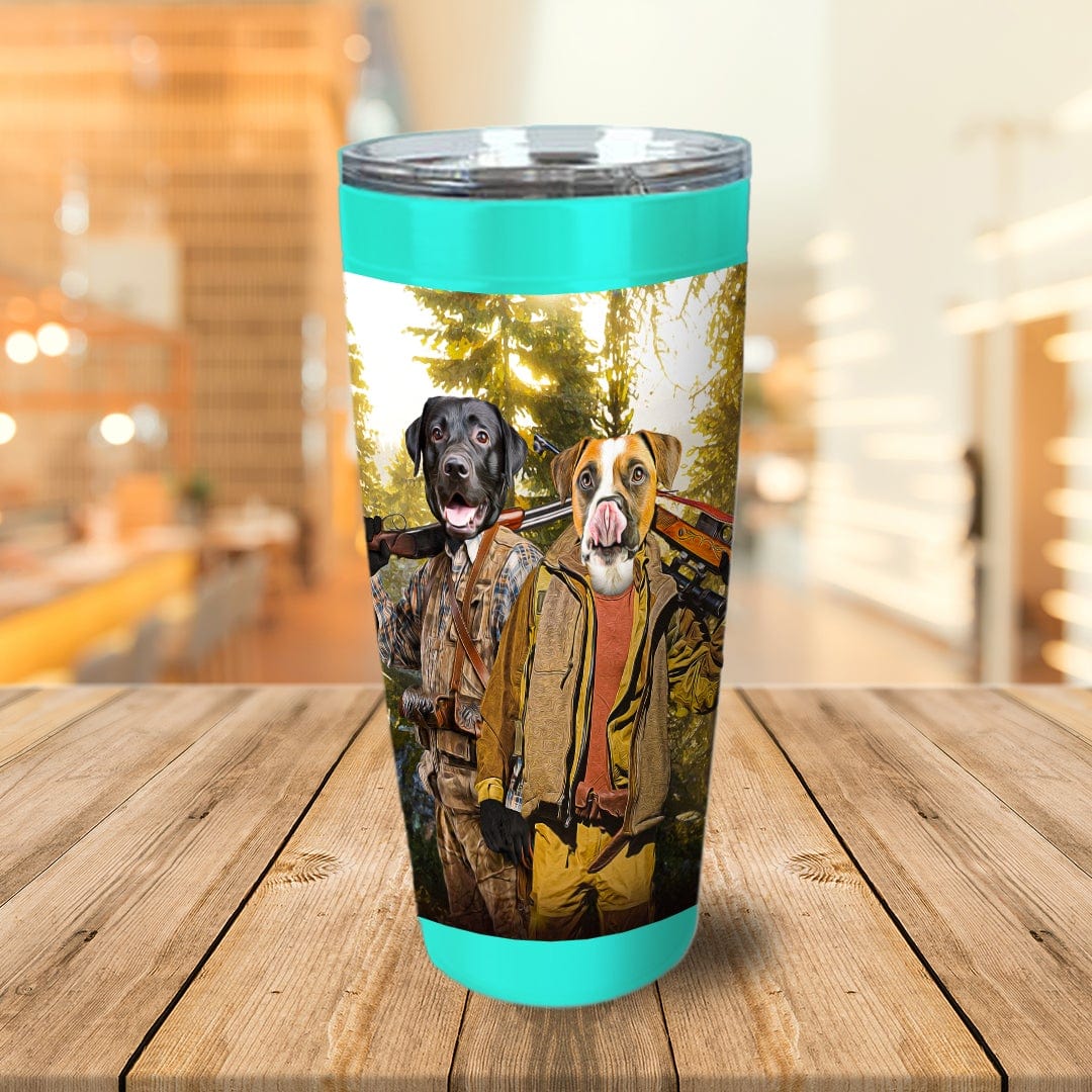 &#39;The Hunters&#39; Personalized 2 Pet Tumbler