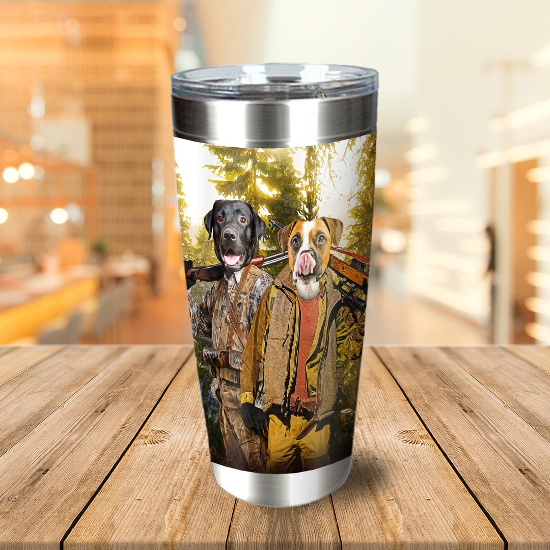 &#39;The Hunters&#39; Personalized 2 Pet Tumbler