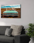 'The Lowrider' Personalized Pet Canvas