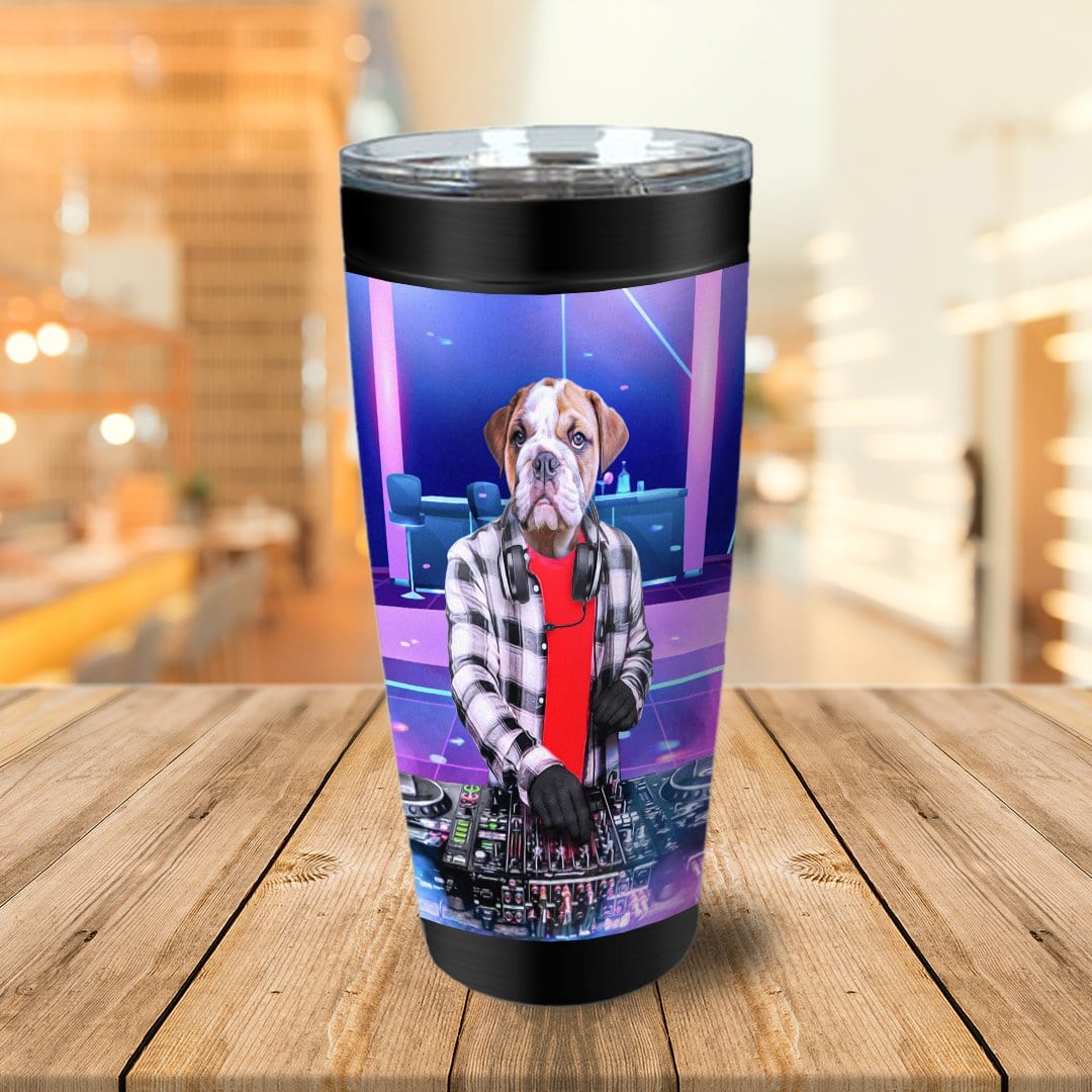 &#39;The Male DJ&#39; Personalized Tumbler