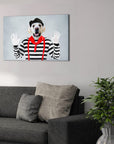 'The Mime' Personalized Pet Canvas