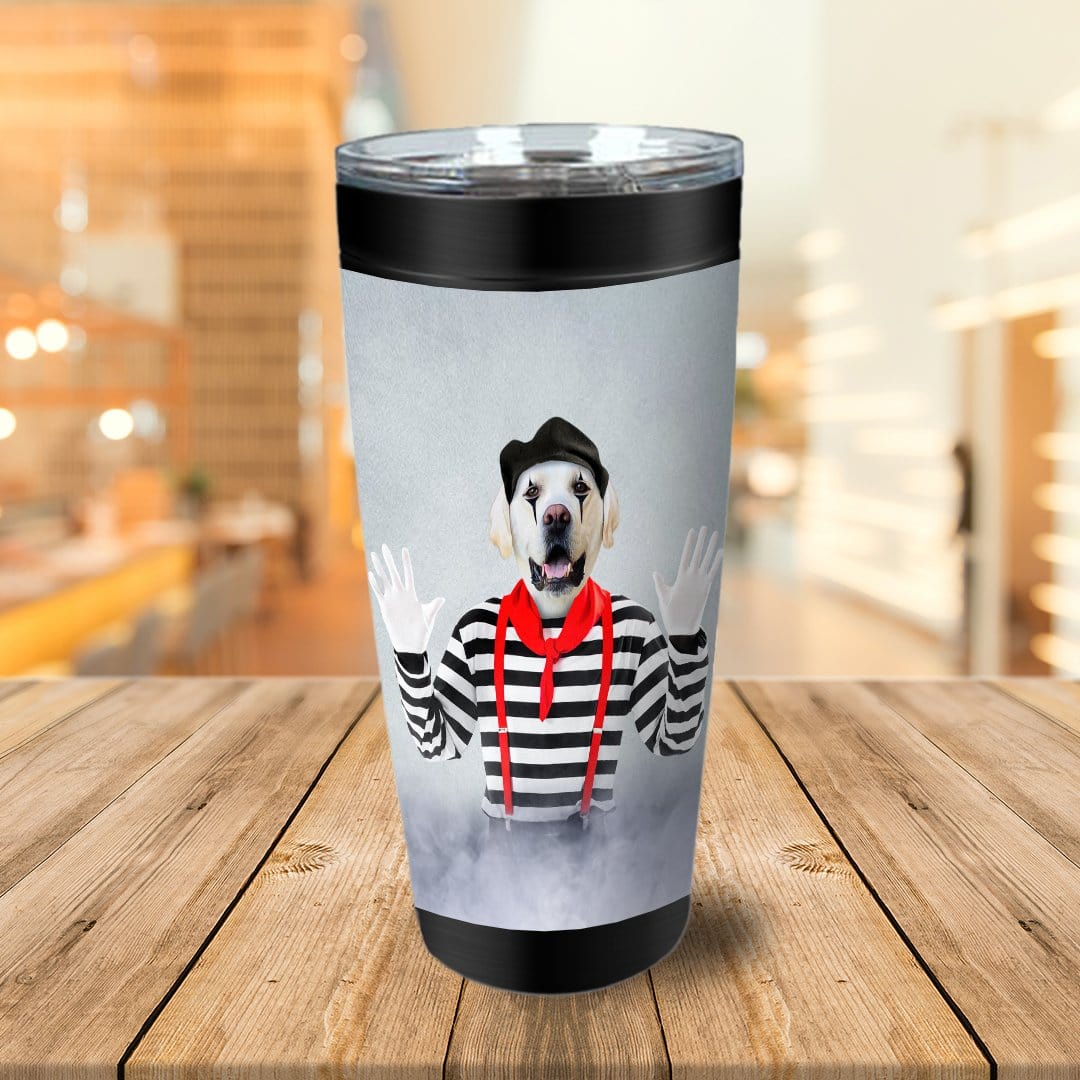 &#39;The Mime&#39; Personalized Tumbler