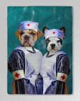 'The Nurses' Personalized 2 Pet Blanket