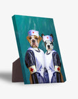 'The Nurses' Personalized 2 Pet Standing Canvas