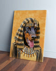 'The Pharaoh' Personalized Pet Canvas