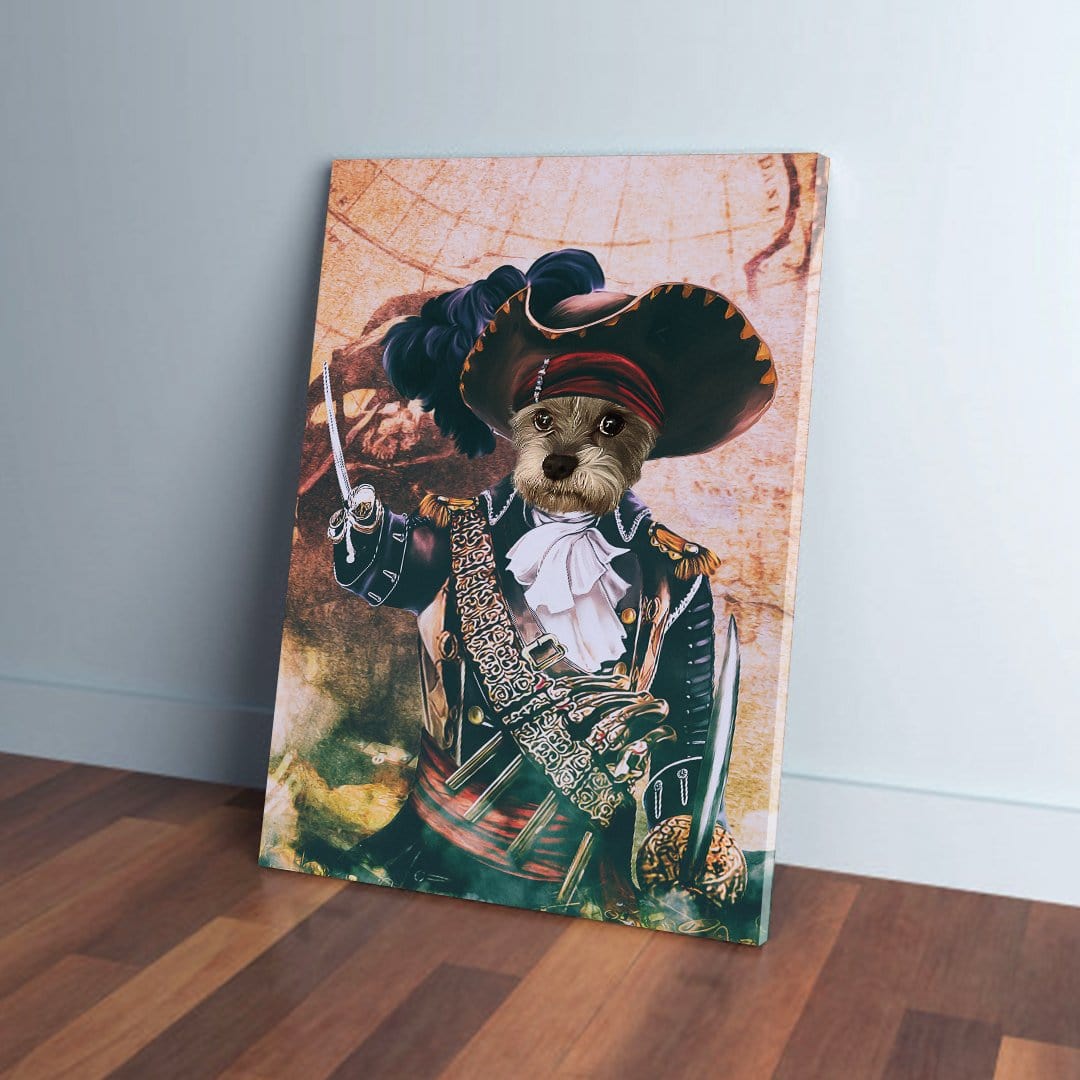 Lienzo Personalizado para Mascotas &#39;El Pirata&#39;