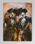 'The Pirates' Personalized 2 Pet Blanket