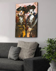 'The Pirates' Personalized 2 Pet Canvas