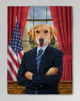 'The President' Personalized Pet Blanket