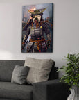 'The Samurai' Personalized Pet Canvas