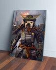 'The Samurai' Personalized Pet Canvas