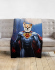 'The Superdog' Personalized Pet Blanket