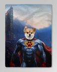 'The Superdog' Personalized Pet Blanket