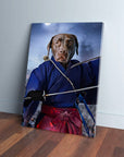 'The Swordsman' Personalized Pet Canvas