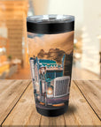 'The Trucker' Personalized Tumbler