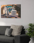 'The Truckers' Personalized 4 Pet Canvas