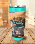 'The Truckers' Personalized 2 Pet Tumbler