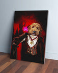 'The Vampire' Personalized Pet Canvas