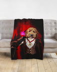 'The Vampire' Personalized Pet Blanket