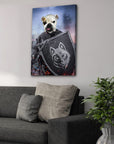 'The Warrior' Personalized Pet Canvas