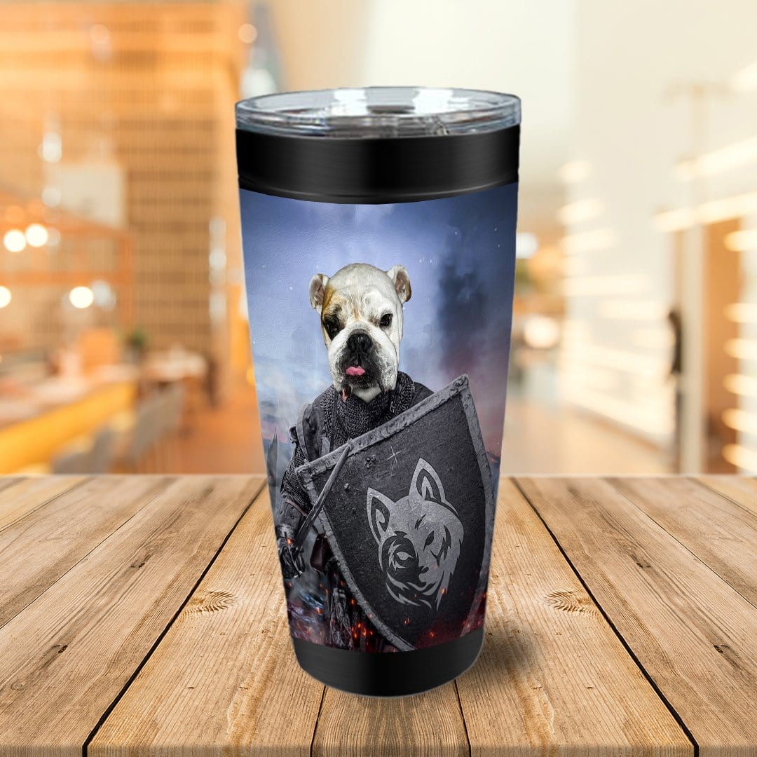 &#39;The Warrior&#39; Personalized Tumbler