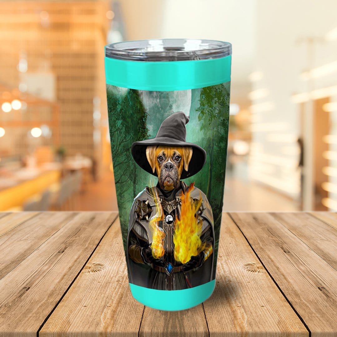 &#39;The Wizard&#39; Personalized Tumbler