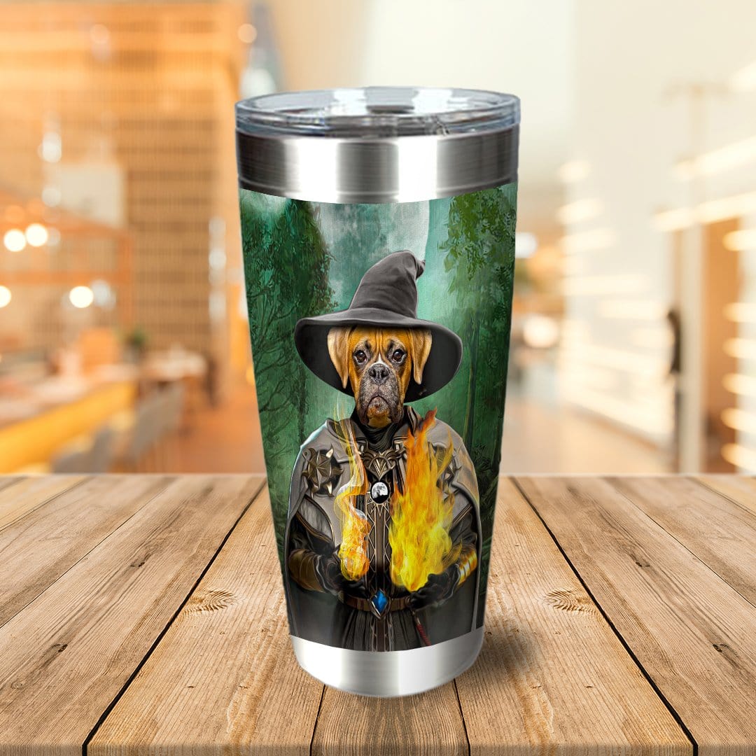 &#39;The Wizard&#39; Personalized Tumbler