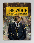 'The Woof of Wall Street' Personalized Pet Blanket