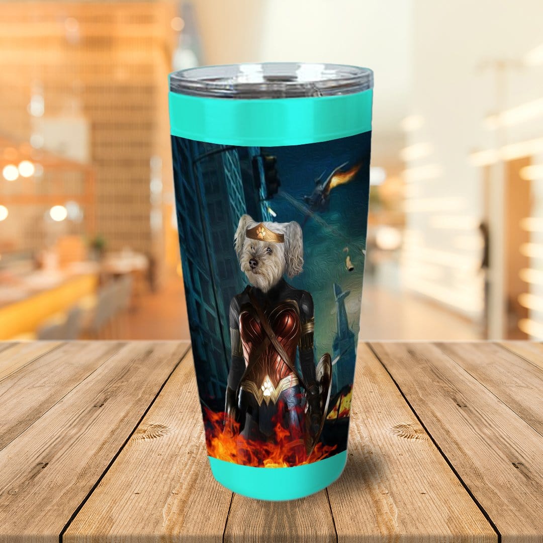 &#39;Wonder Doggette&#39; Personalized Tumbler