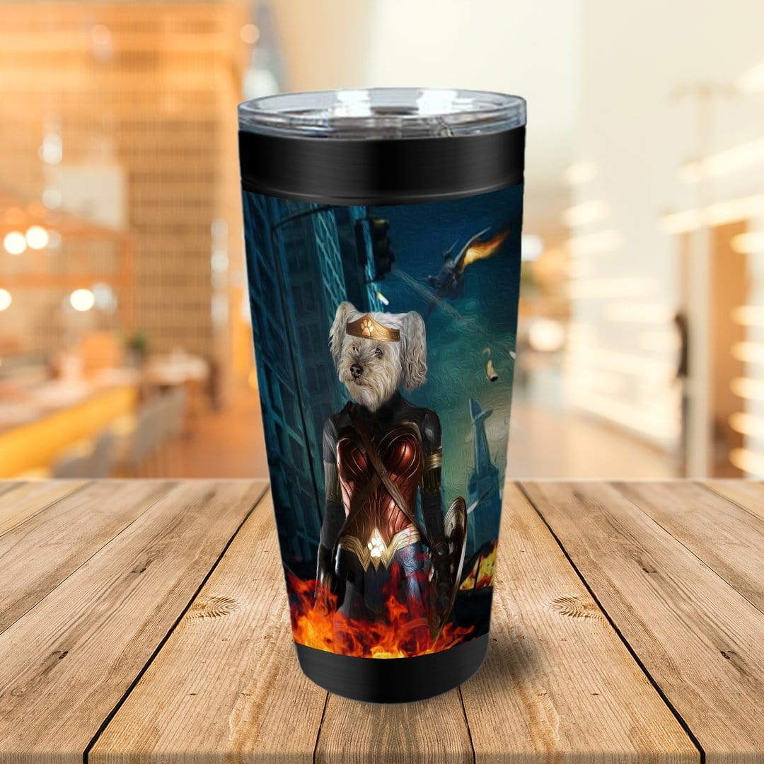 &#39;Wonder Doggette&#39; Personalized Tumbler