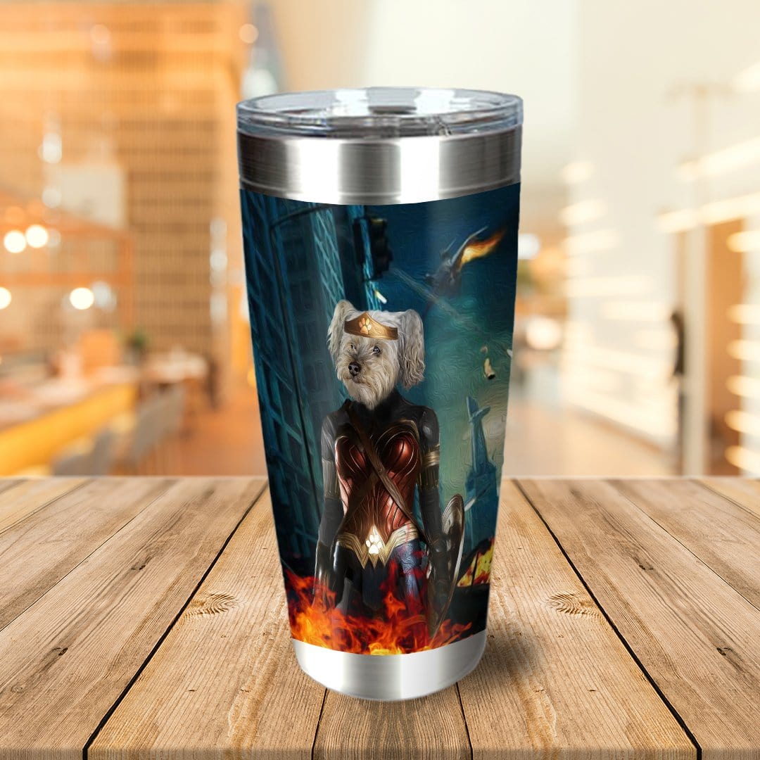 &#39;Wonder Doggette&#39; Personalized Tumbler