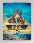 'Top Paw' Personalized Pet Blanket