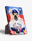 'Toronto Blue Doggs' Personalized Pet Standing Canvas