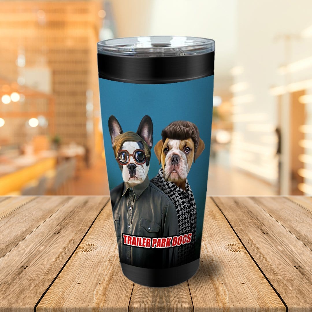 Trailer Park Dogs 2 Personalized 2 Pet Tumbler