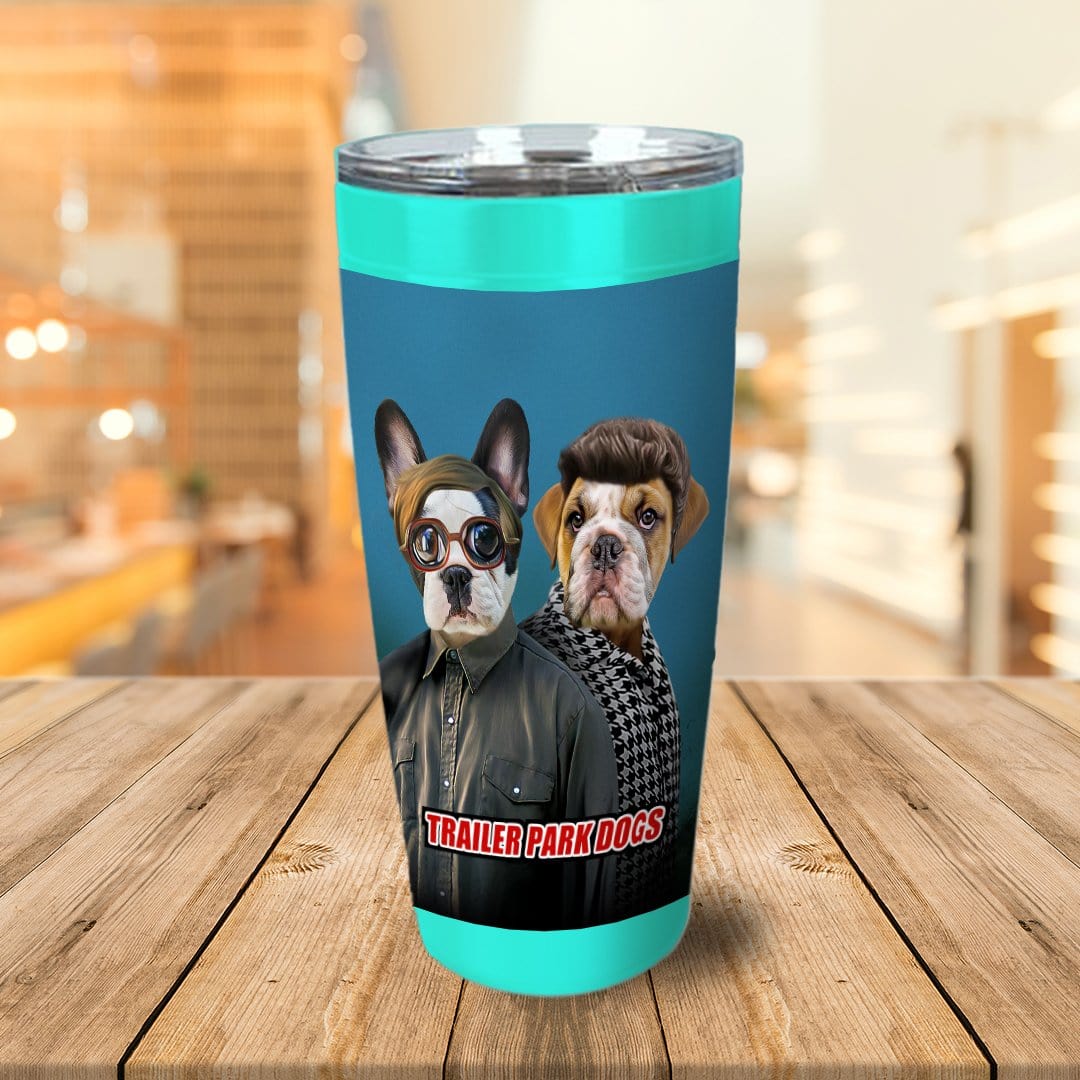 Trailer Park Dogs 2 Personalized 2 Pet Tumbler