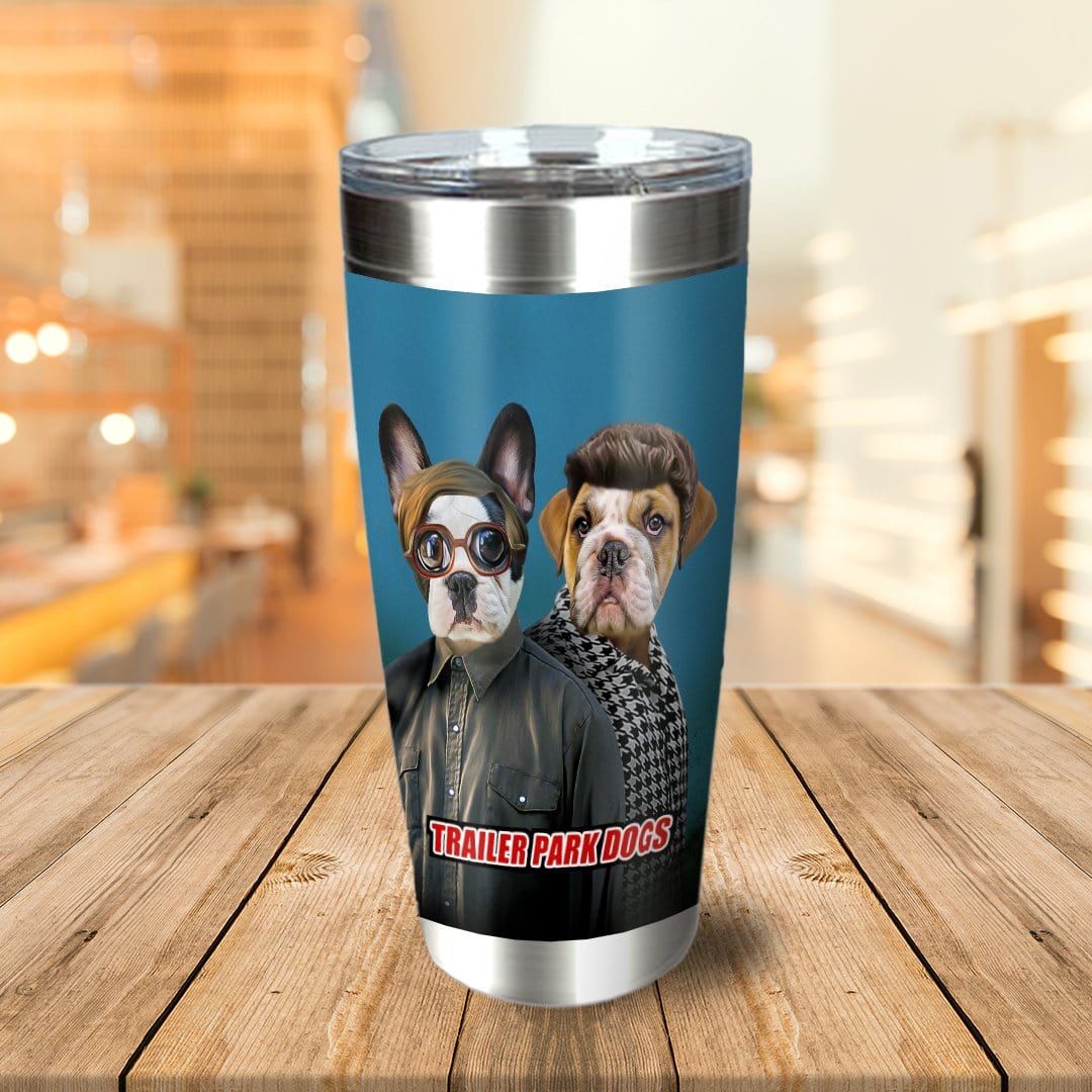 Trailer Park Dogs 2 Personalized 2 Pet Tumbler