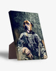 'US Army' Personalized Pet Standing Canvas